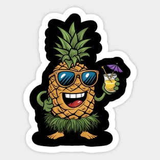 Cool Pineapple Sticker